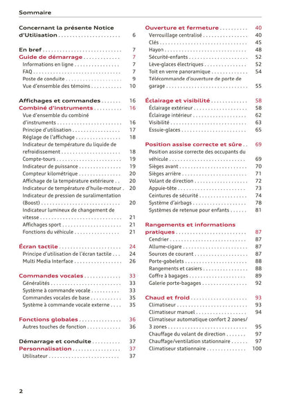 2018-2023 Audi Q3/Q3 Sportback/RS Q3/RS Q3 Sportback Owner's Manual | French