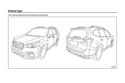 2021 Subaru Forester Bedienungsanleitung | Englisch