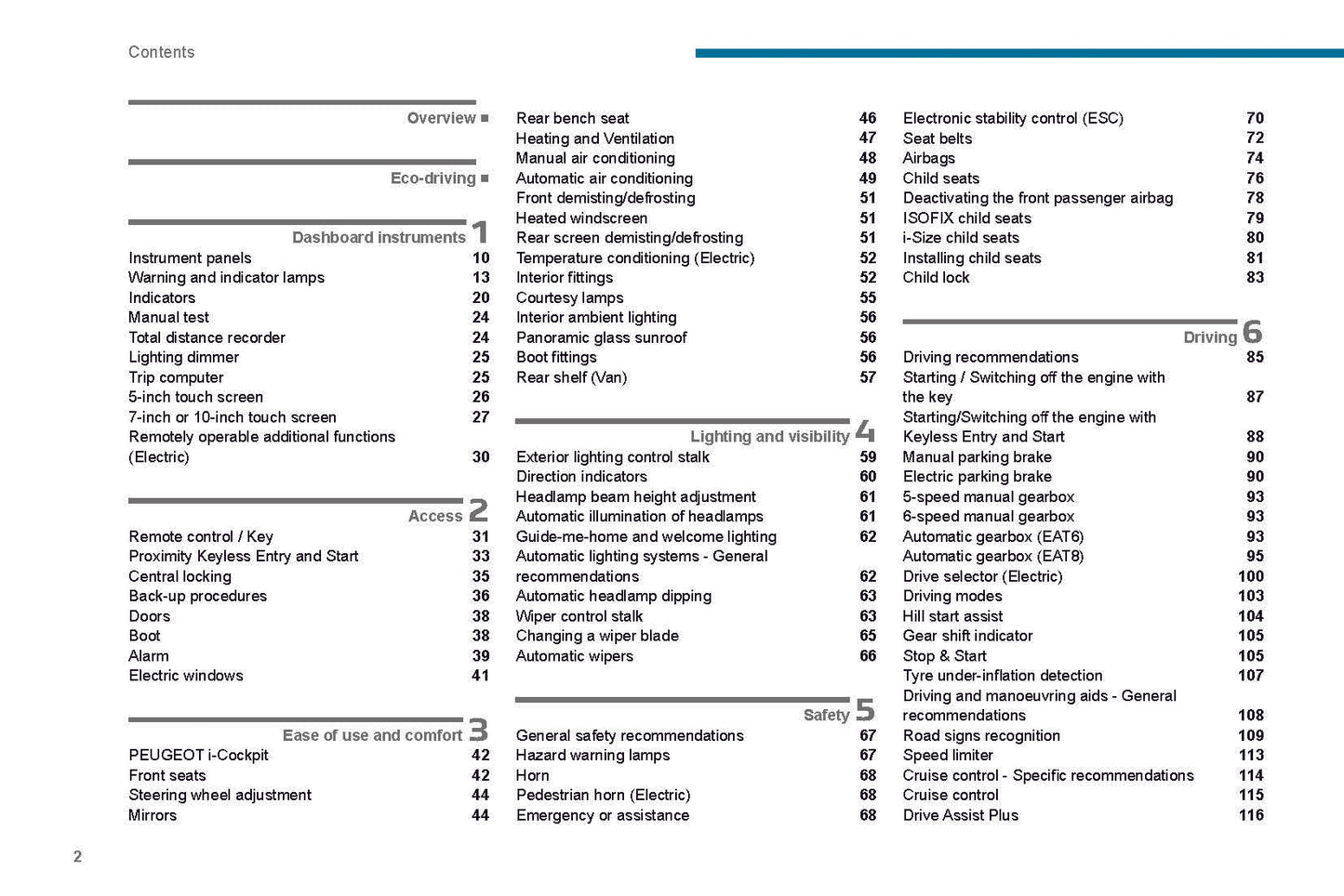 2021-2023 Peugeot 208/e-208 Bedienungsanleitung | Englisch