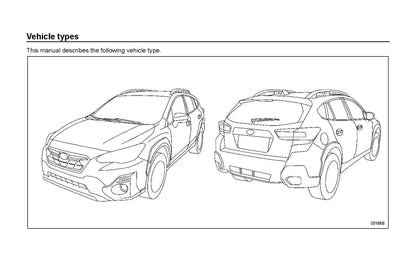 2022 Subaru Crosstrek Bedienungsanleitung | Englisch