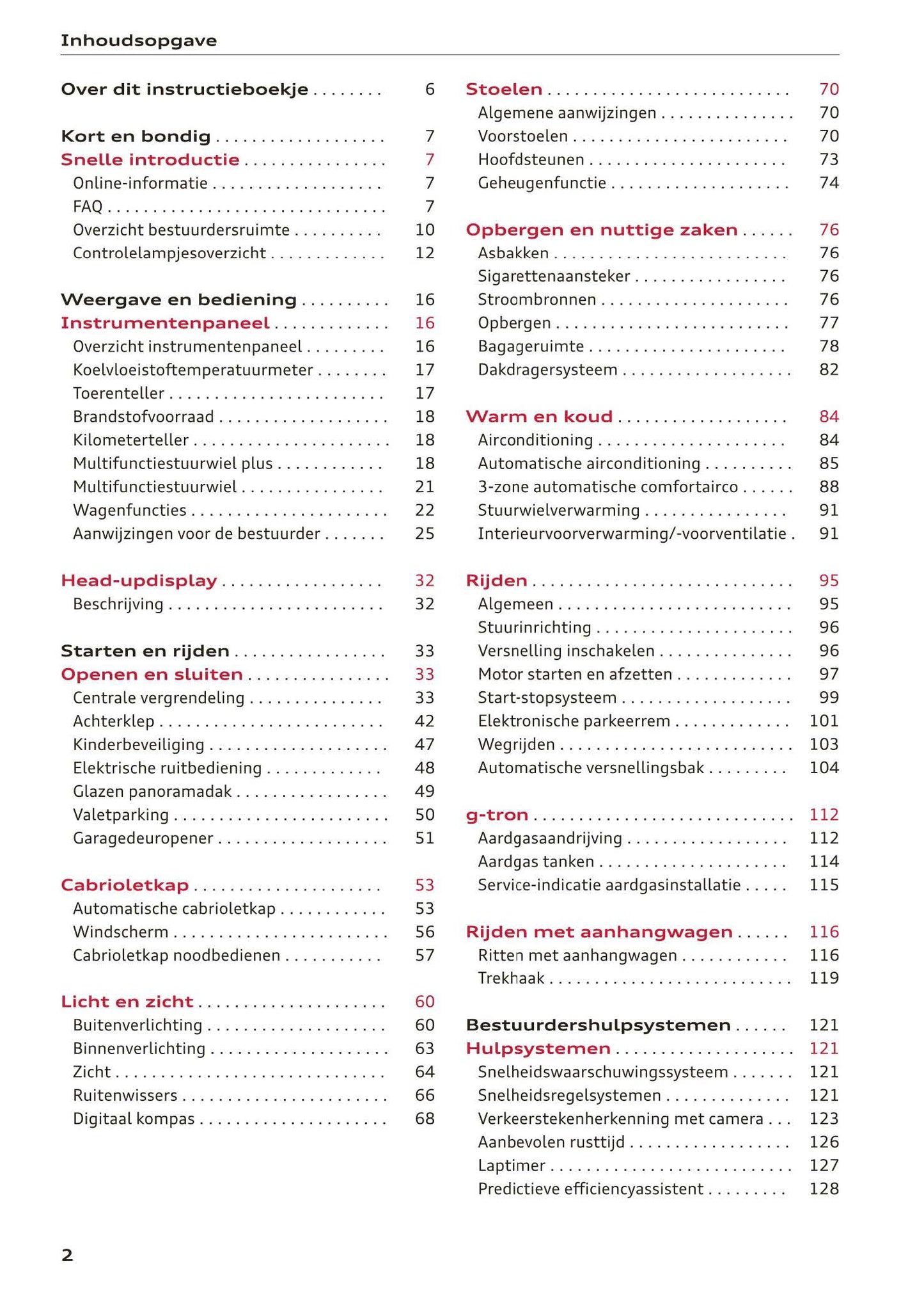 2017-2020 Audi A5 Bedienungsanleitung | Niederländisch