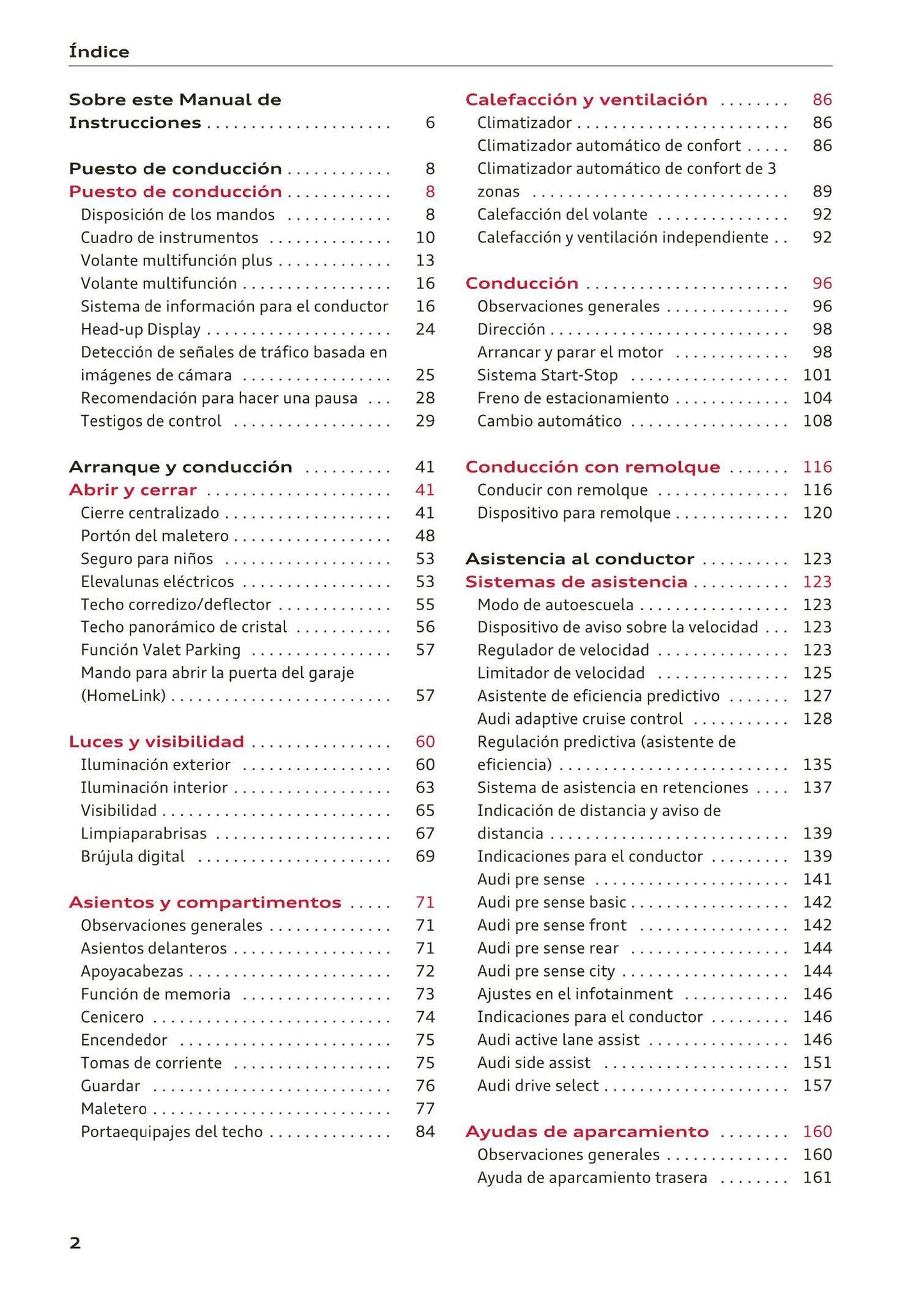 2015-2019 Audi A4/A4 Avant/A4 Limousine Owner's Manual | French