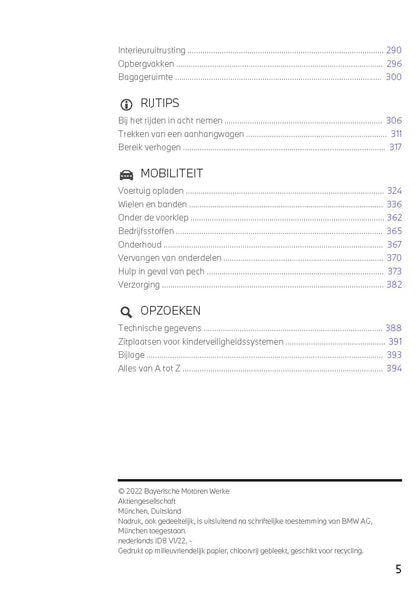 2022-2023 BMW i4/i4 Gran Coupé Owner's Manual | Dutch