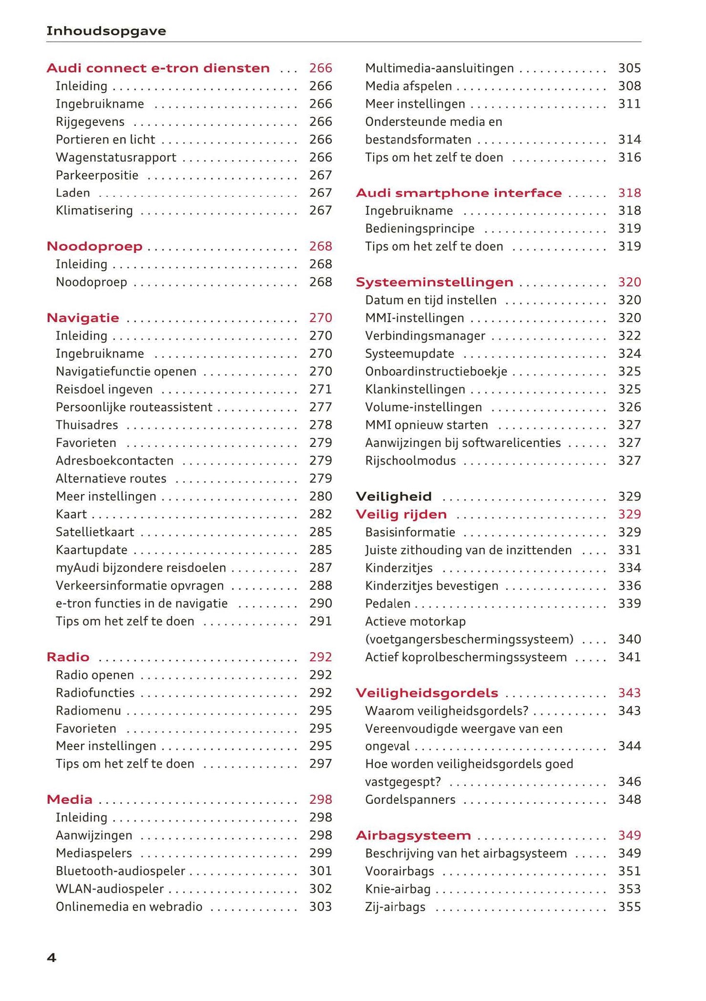 2016-2018 Audi A3/S3/RS 3 Bedienungsanleitung | Niederländisch