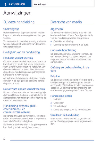 2022-2023 BMW i4/i4 Gran Coupé Owner's Manual | Dutch