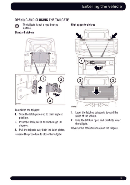 2012 Land Rover Defender Owner's Manual | English