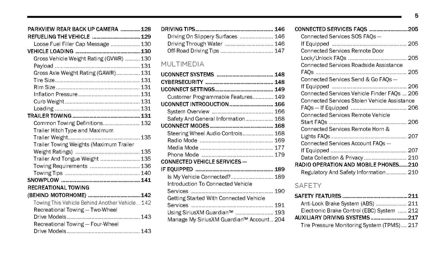 2022 Ram 1500 Classic Owner's Manual | English