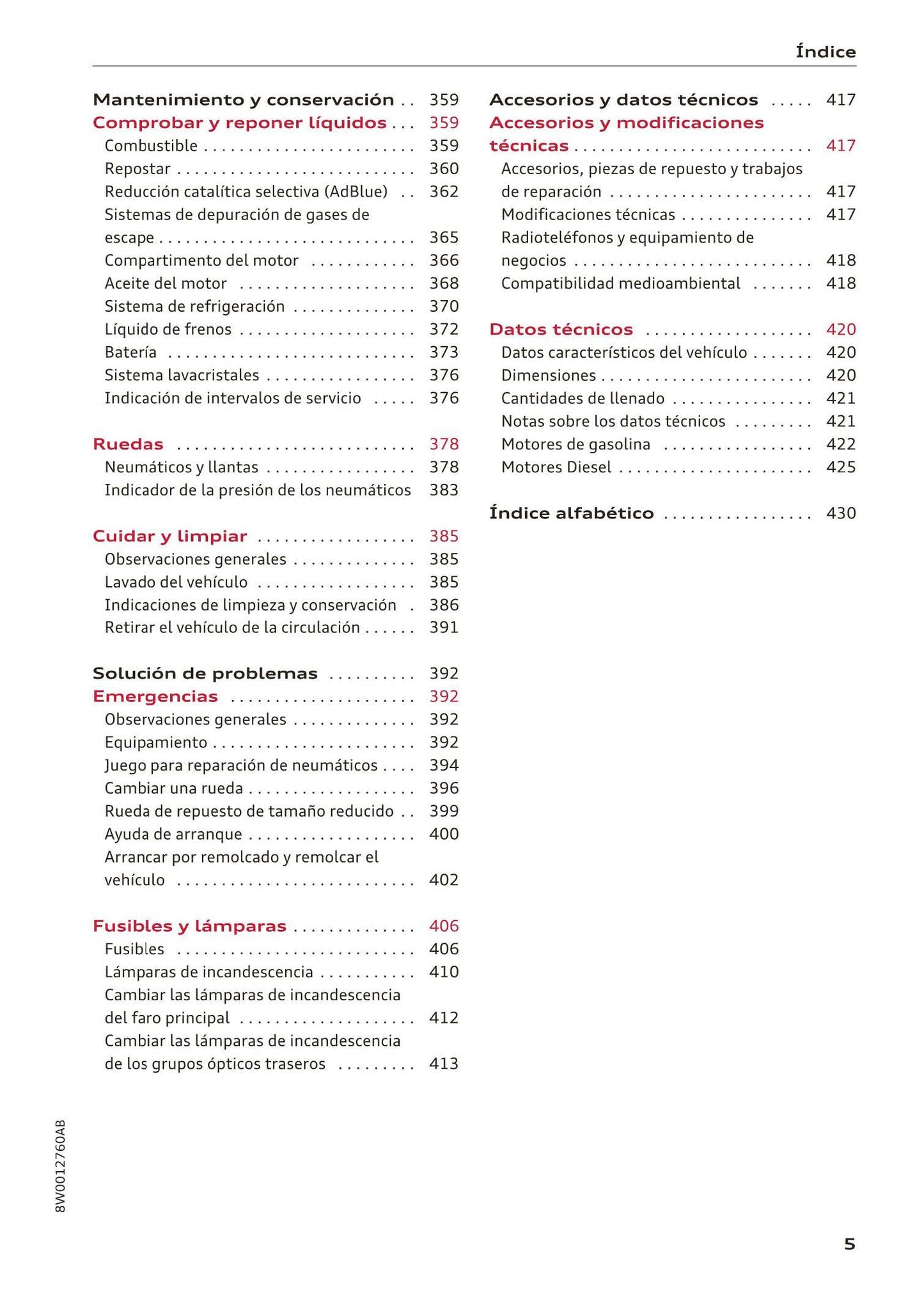 2015-2019 Audi A4/A4 Avant/A4 Limousine Owner's Manual | French