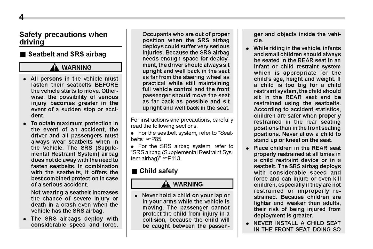 2020 Subaru Crosstrek Hybrid Owner's Manual | English