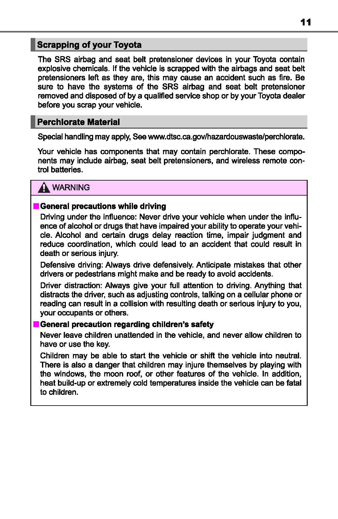 2017 Toyota Corolla Owner's Manual | English
