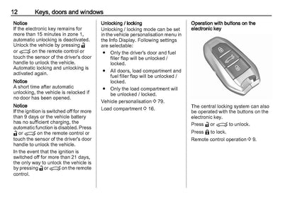 2020-2021 Vauxhall Corsa Owner's Manual | English