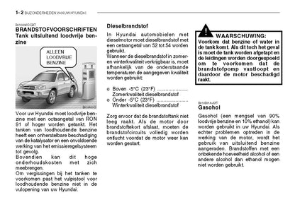 2005-2006 Hyundai Santa Fe Owner's Manual | Dutch