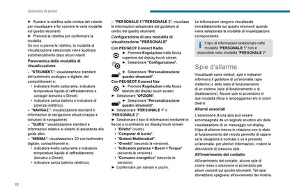 2019-2020 Peugeot 208/e-208 Owner's Manual | Italian