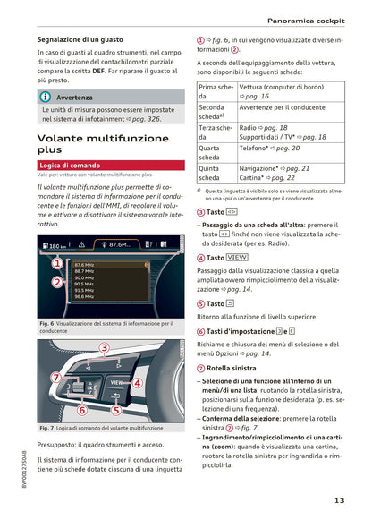2015-2019 Audi A4/A4 Limousine/A4 Avant Owner's Manual | Italian