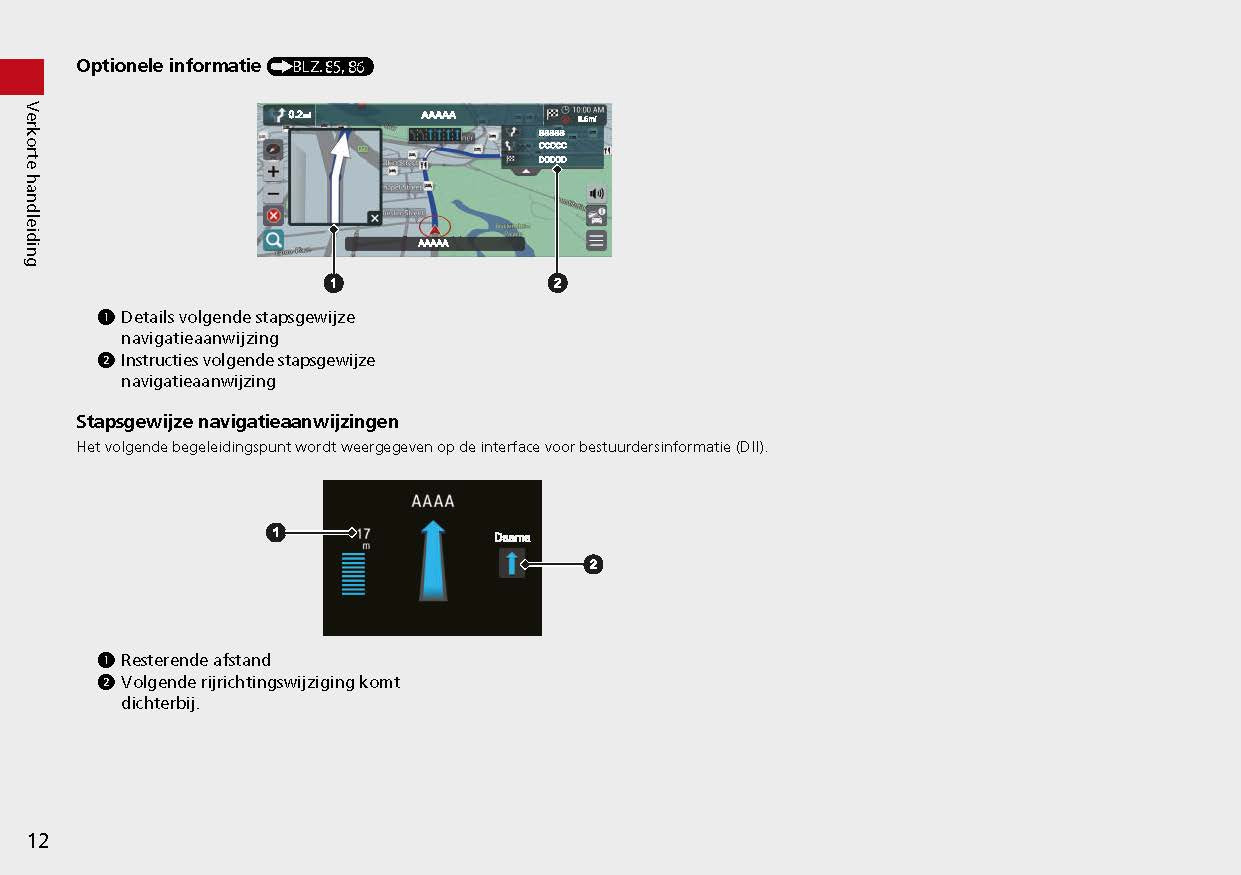 Honda Civic Navigatie Handleiding 2022 - 2023