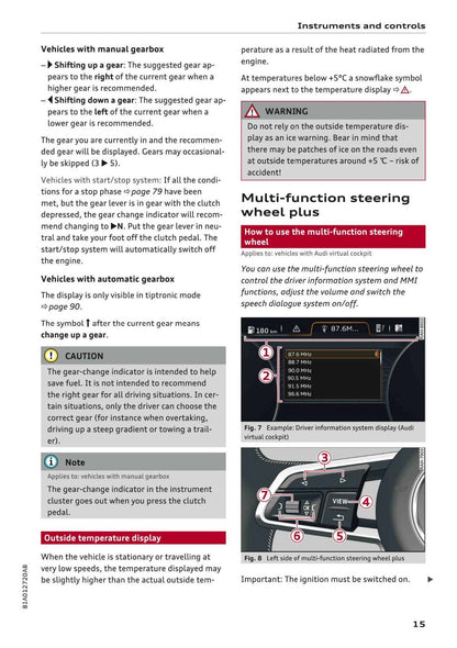 2016-2020 Audi Q2 Bedienungsanleitung | Englisch