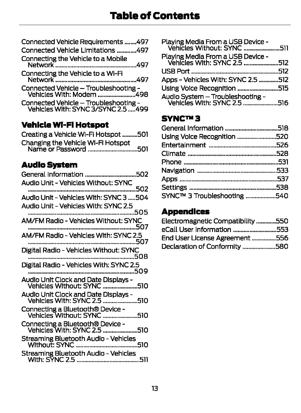 2021 Ford Focus Owner's Manual | English