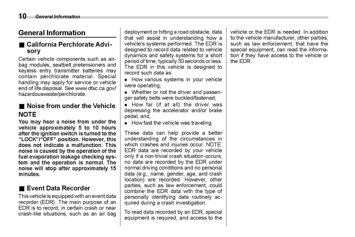 2022 Subaru Legacy/Outback Owner's Manual | English