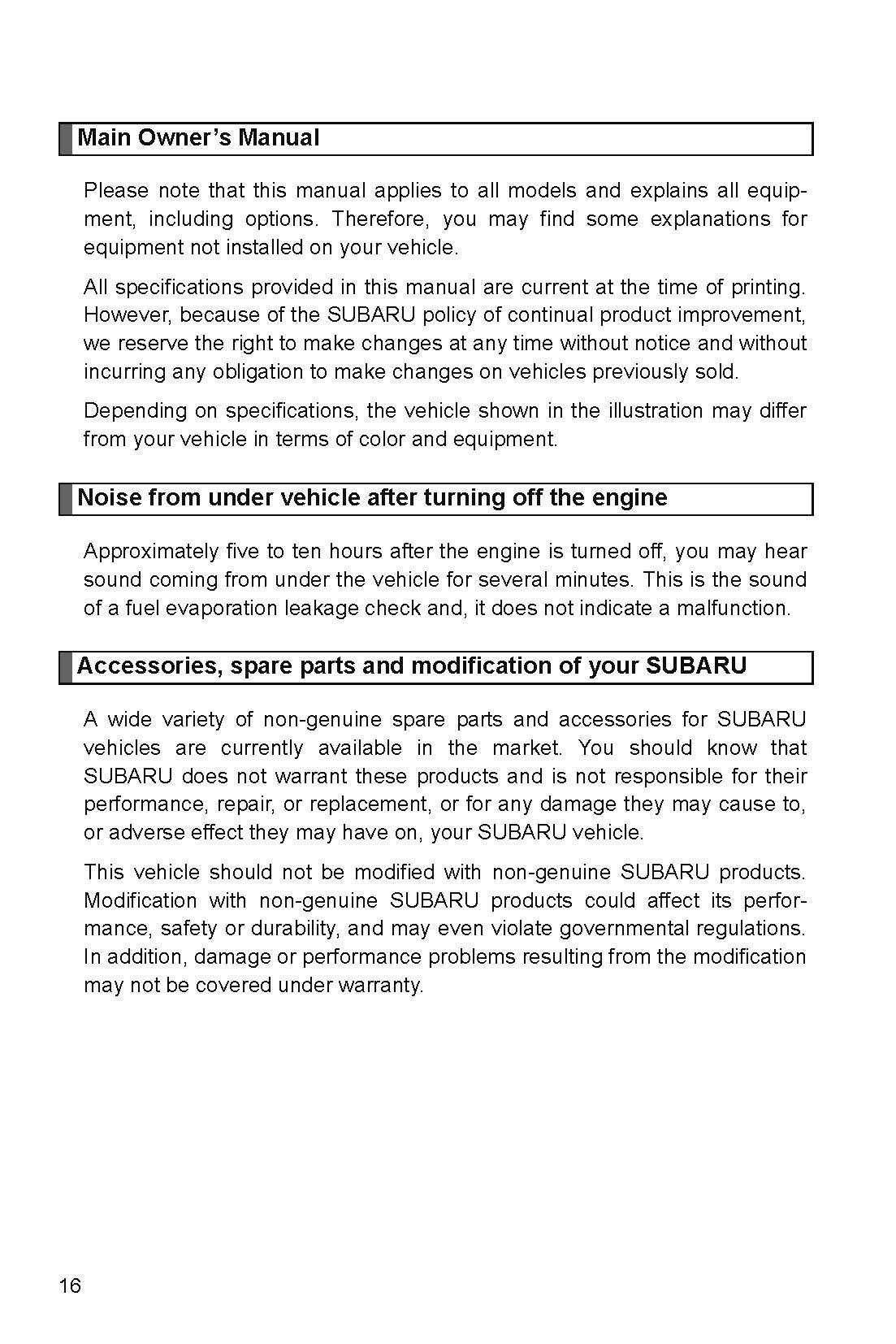 2017 Subaru BRZ Bedienungsanleitung | Englisch
