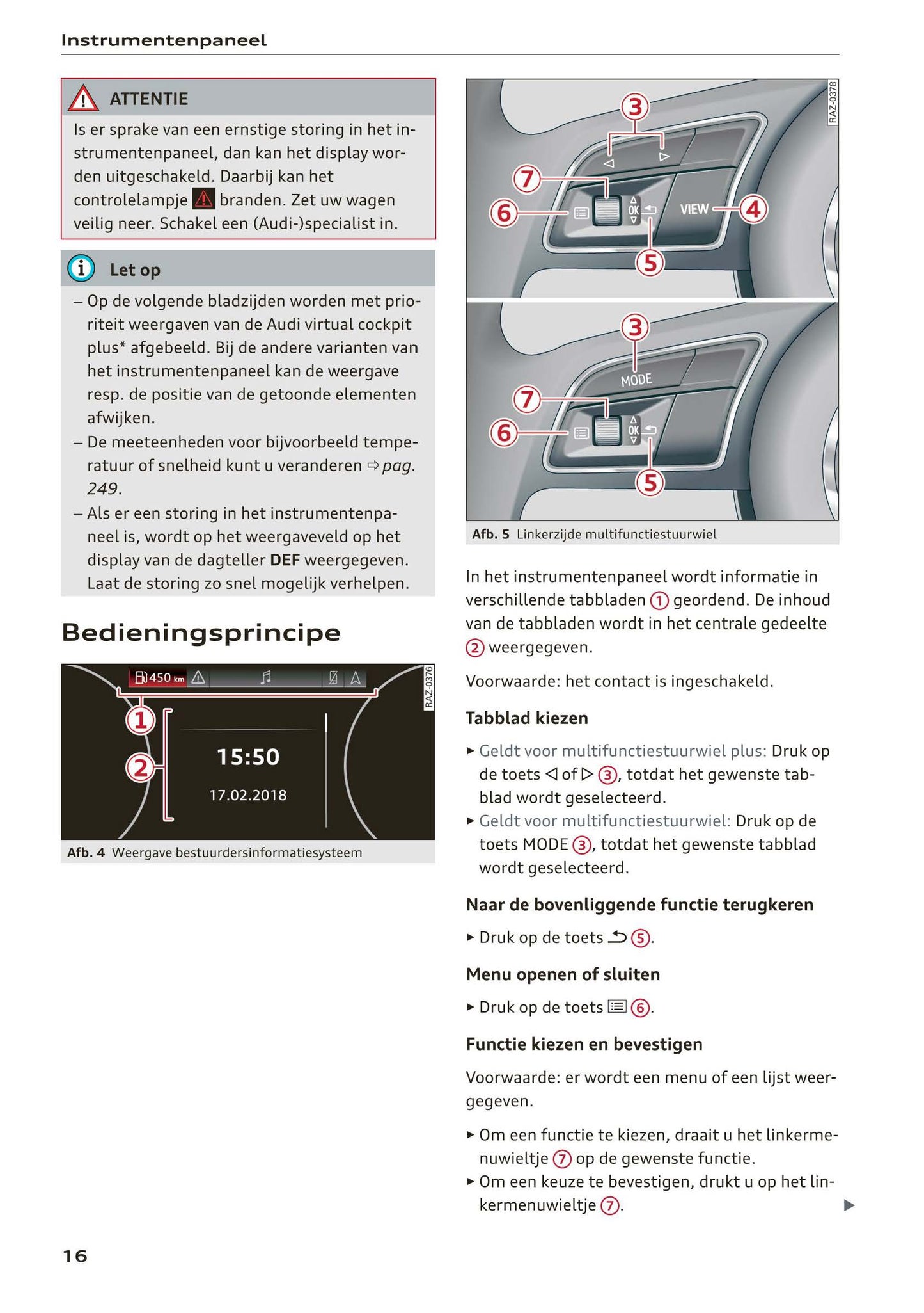 2018-2023 Audi Q3 Bedienungsanleitung | Niederländisch