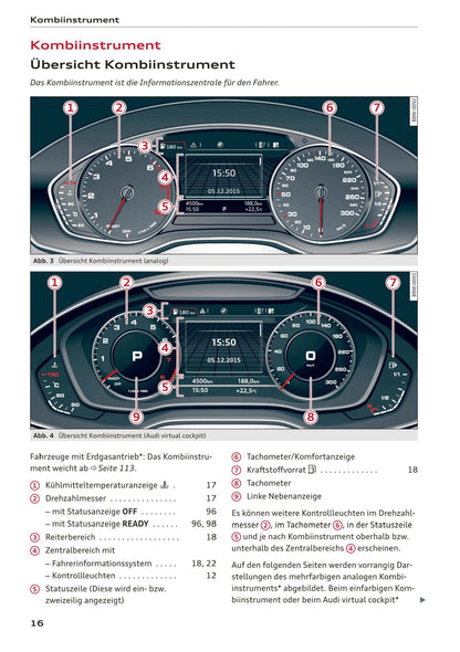 2017-2020 Audi A5 Bedienungsanleitung | Deutsch