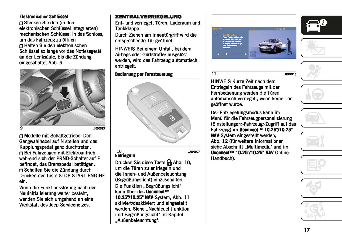 2023-2024 Jeep Avenger Owner's Manual | German