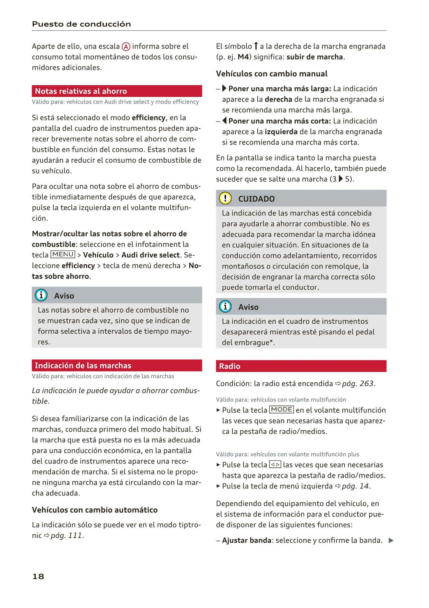 2015-2019 Audi A4/A4 Avant/A4 Limousine Owner's Manual | French