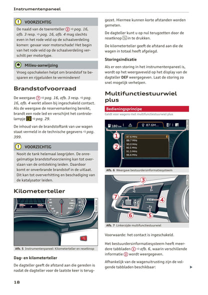 2017-2020 Audi A5 Bedienungsanleitung | Niederländisch