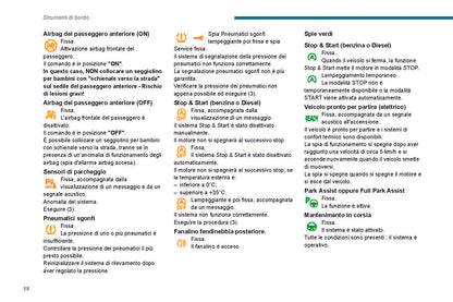 2019-2020 Peugeot 208/e-208 Owner's Manual | Italian