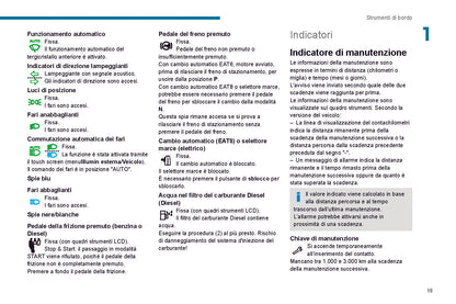 2019-2020 Peugeot 208/e-208 Owner's Manual | Italian