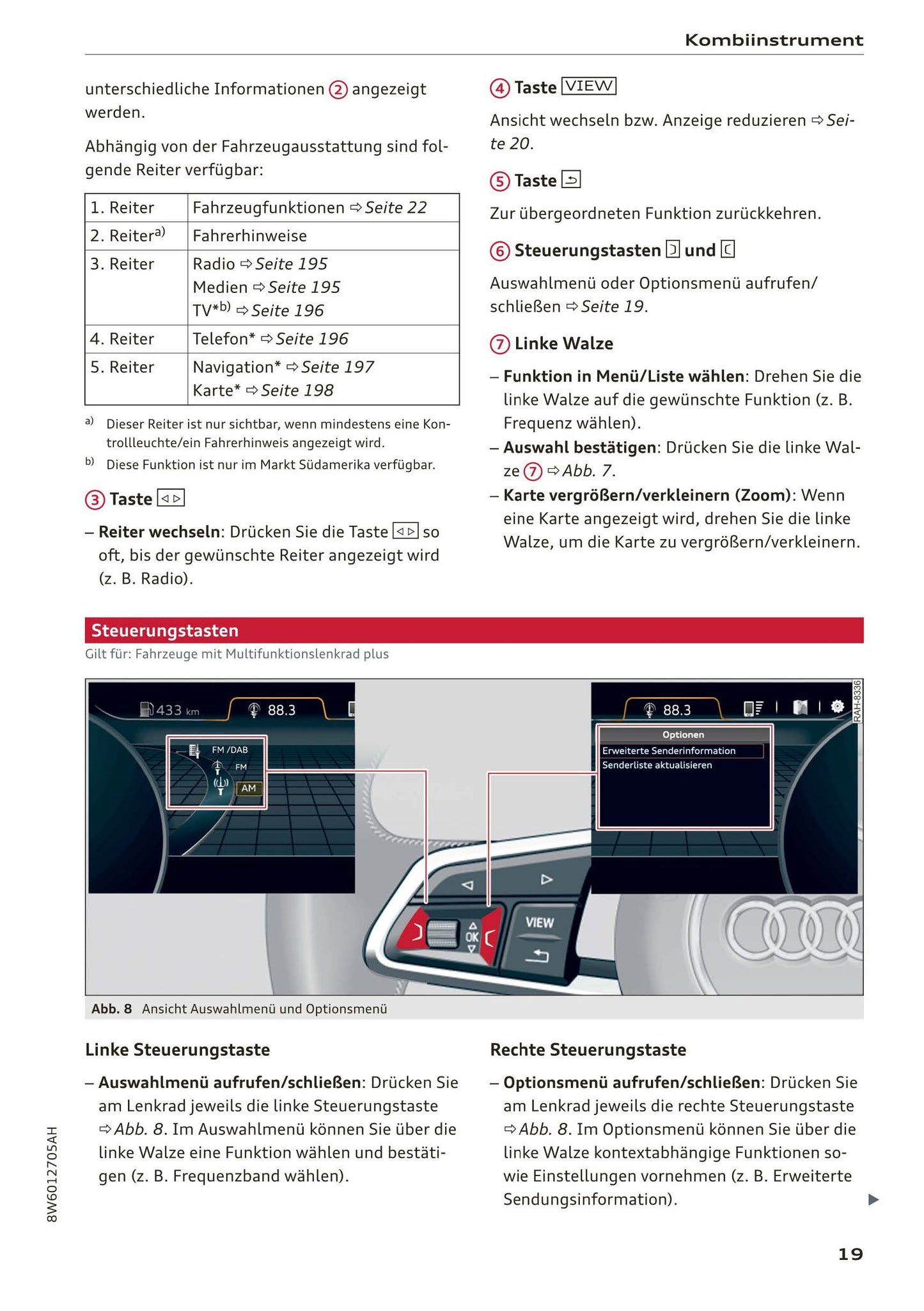 2017-2020 Audi A5 Bedienungsanleitung | Deutsch