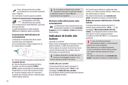 2019-2020 Peugeot 208/e-208 Owner's Manual | Italian