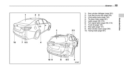 2022 Subaru Legacy/Outback Bedienungsanleitung | Englisch