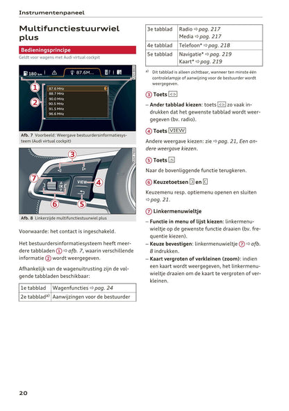2016-2018 Audi A3/S3/RS 3 Bedienungsanleitung | Niederländisch