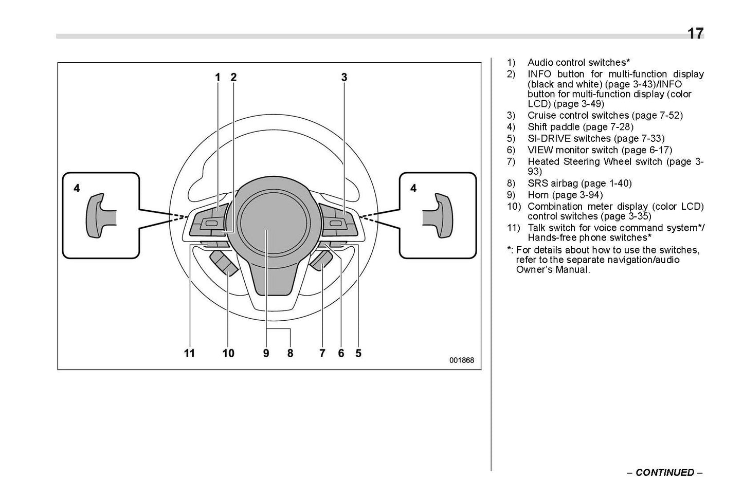 2021 Subaru Crosstrek Owner's Manual | English