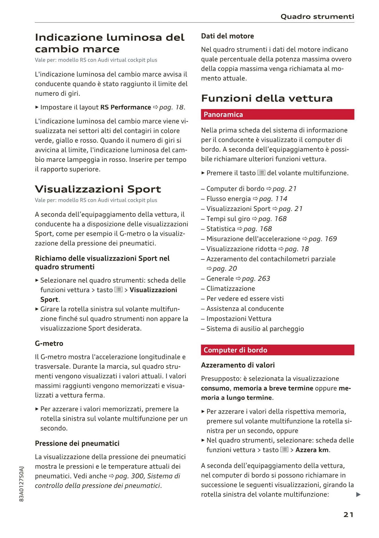 2018-2023 Audi Q3 Bedienungsanleitung | Italienisch
