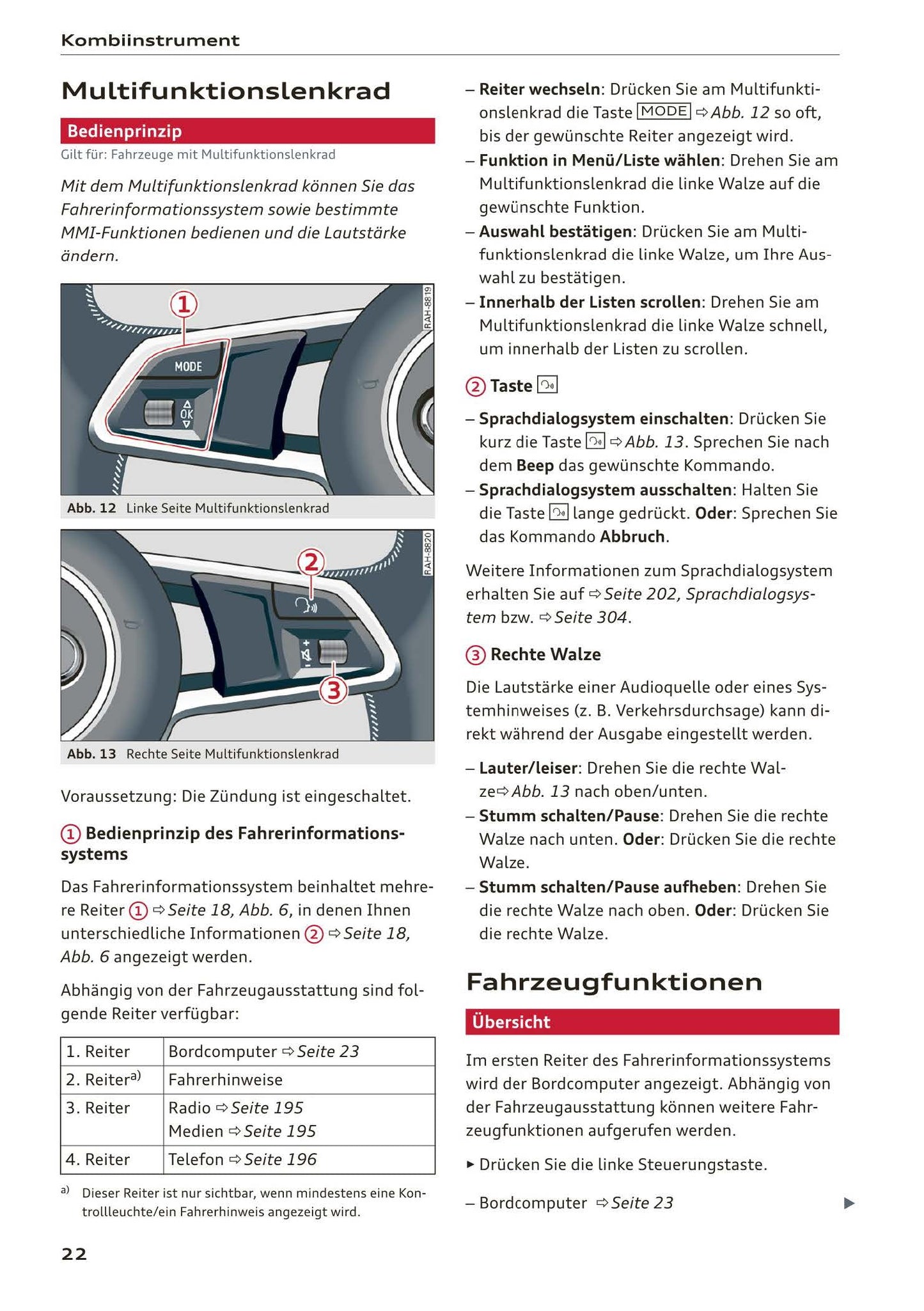 2017-2020 Audi A5 Bedienungsanleitung | Deutsch