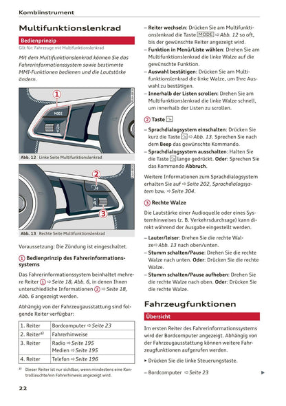 2017-2020 Audi A5 Bedienungsanleitung | Deutsch
