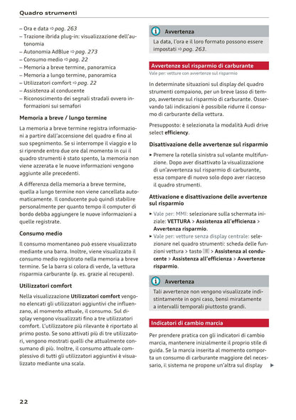 2018-2023 Audi Q3 Bedienungsanleitung | Italienisch