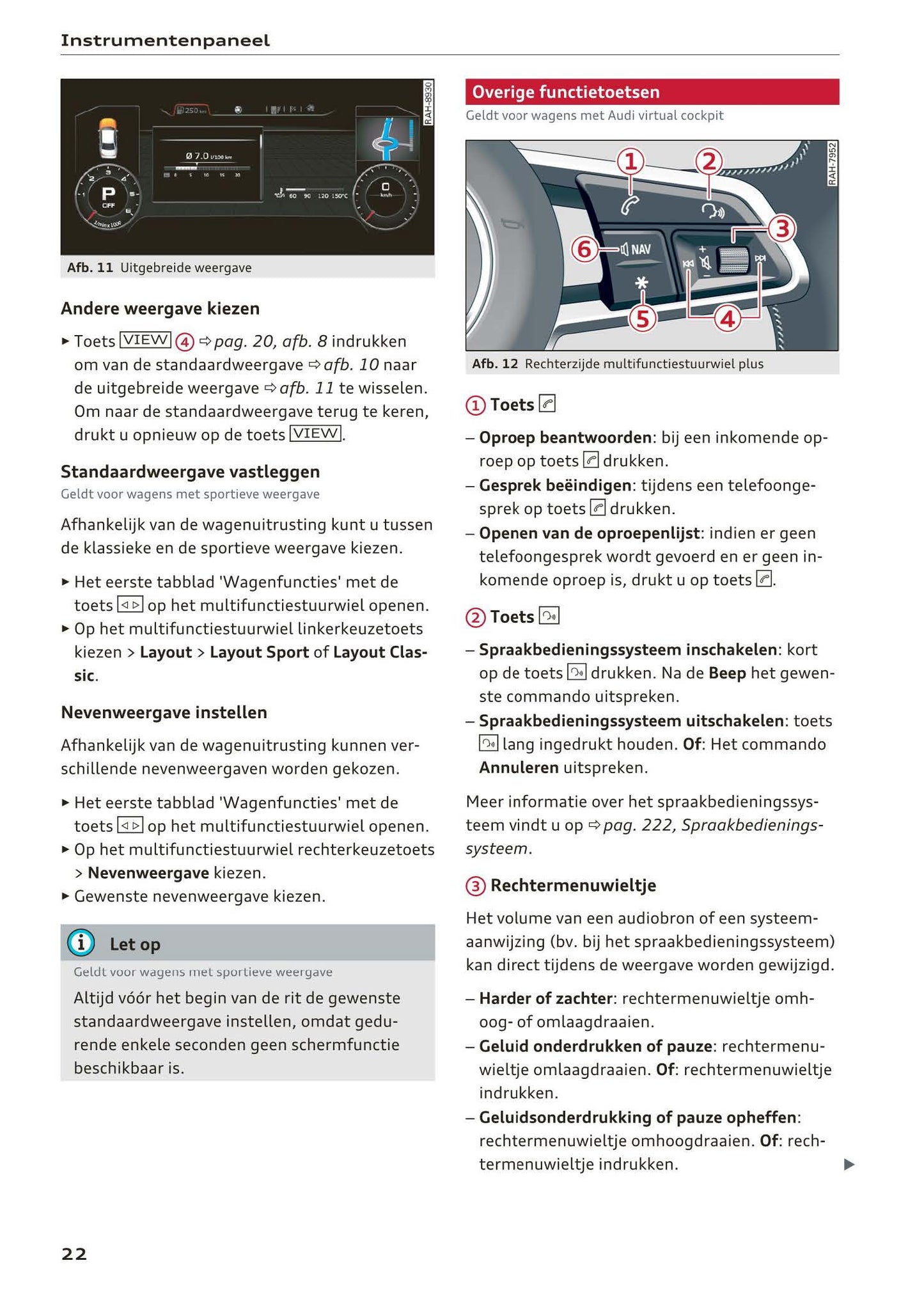 2016-2018 Audi A3/S3/RS 3 Bedienungsanleitung | Niederländisch
