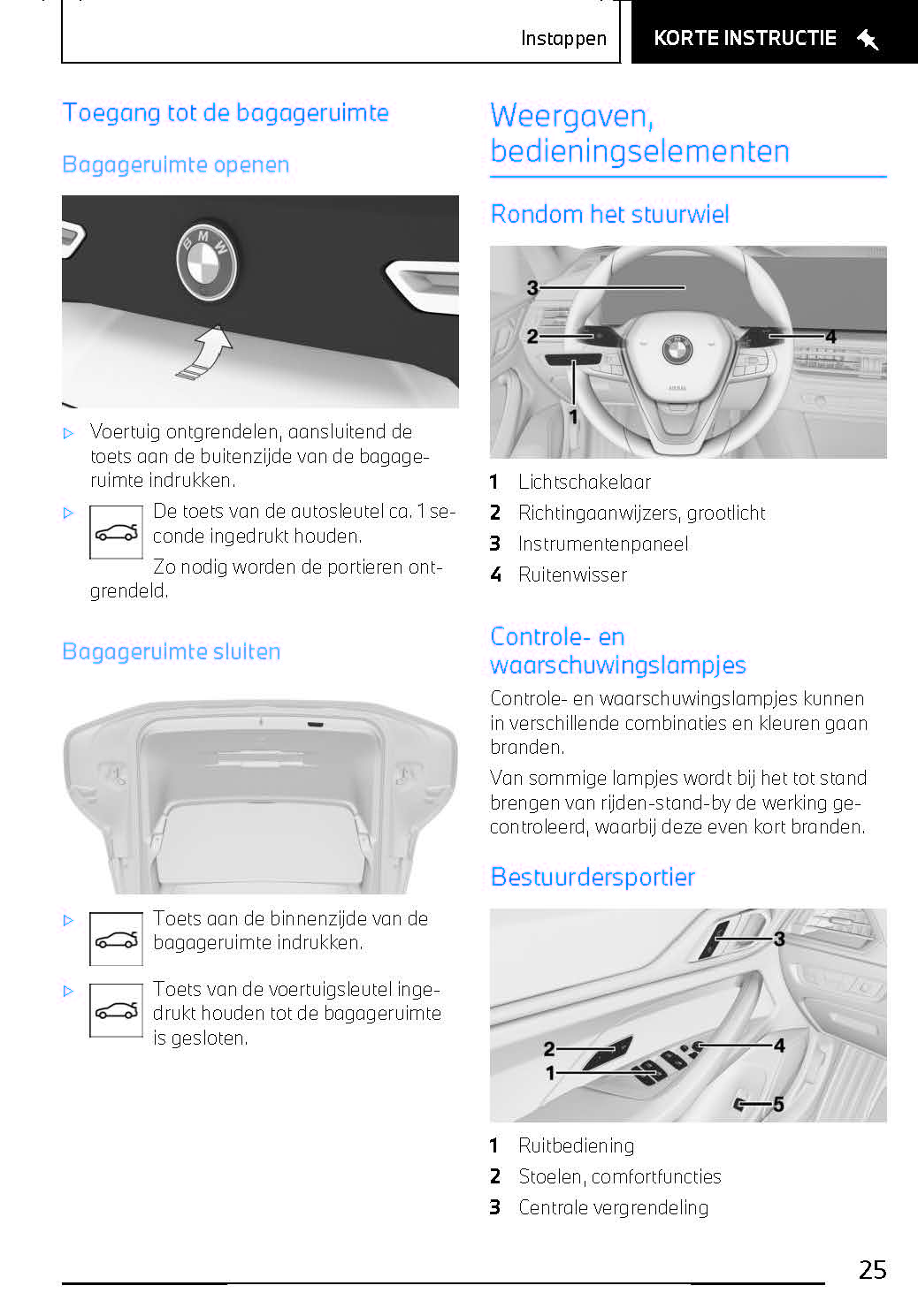 2022-2023 BMW i4/i4 Gran Coupé Owner's Manual | Dutch