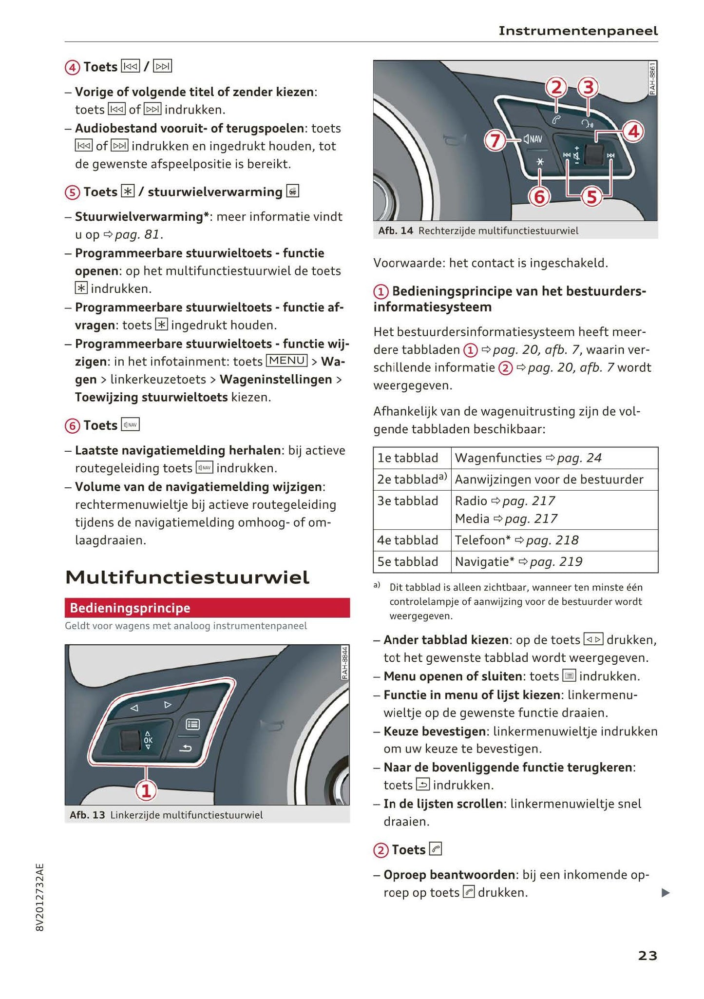 2016-2018 Audi A3/S3/RS 3 Bedienungsanleitung | Niederländisch
