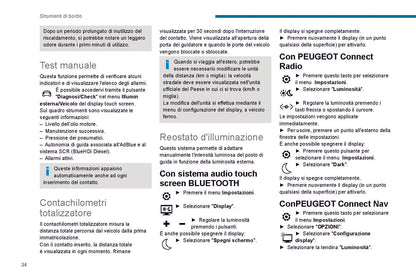 2019-2020 Peugeot 208/e-208 Owner's Manual | Italian