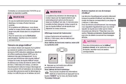 2021-2024 Toyota Proace City/Proace City Van/Proace City Verso Owner's Manual | French