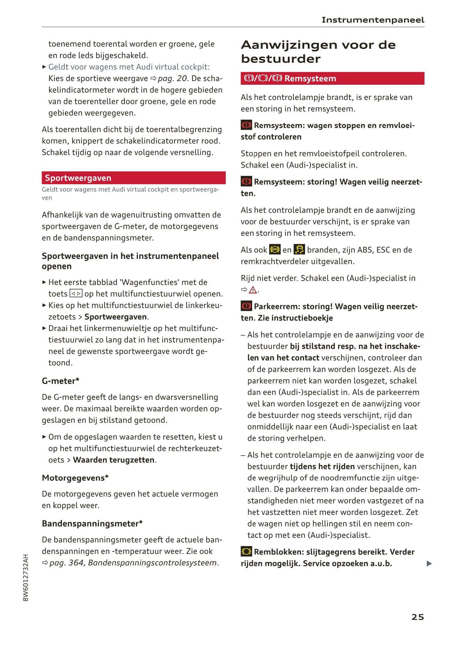 2017-2020 Audi A5 Bedienungsanleitung | Niederländisch