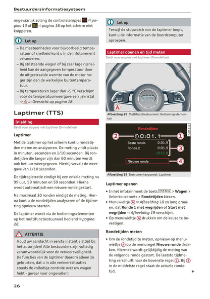 2015-2017 Audi TT/TTS Roadster Bedienungsanleitung | Niederländisch