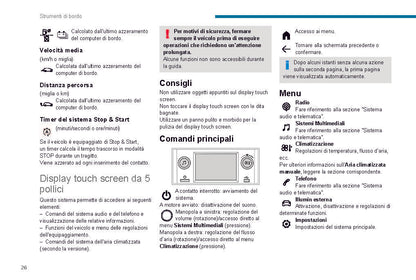 2019-2020 Peugeot 208/e-208 Owner's Manual | Italian