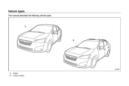 2018 Subaru Impreza Owner's Manual | English