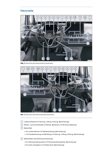 2020-2023 Volkswagen ID.3 Bedienungsanleitung | Deutsch