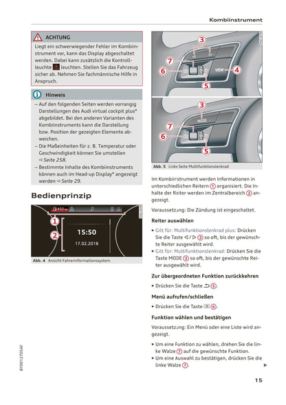 2020-2023 Audi A3 Limousine/A3 Sportback/A3 Sportback g-tron/S3 Limousine/S3 Sportback Owner's Manual | German